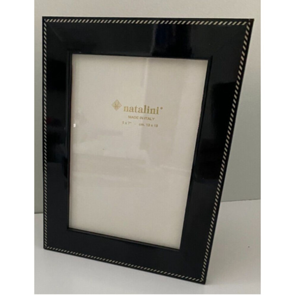 Natalini Accents Natalini Wood Picture Frame Brand New Black White